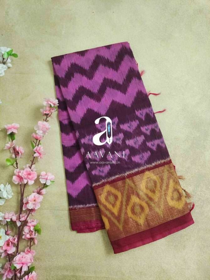 Pochampalli Silk Cotton Saree