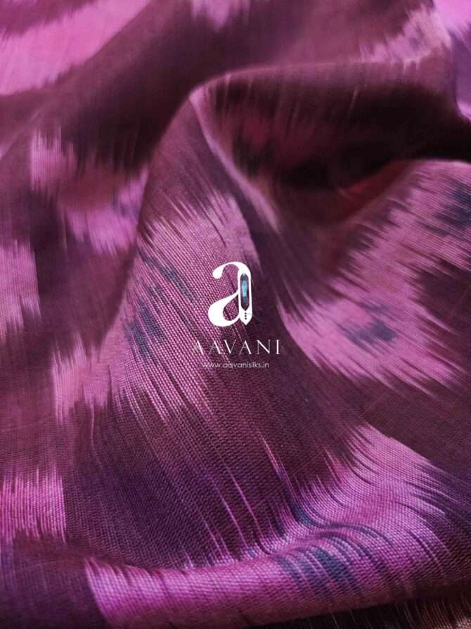 Pochampalli Silk Cotton Saree - Image 3