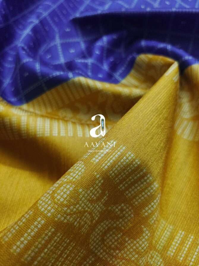 Semi Tussar - Blue - Image 3