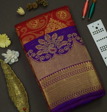 Soft Bridal Silk Saree - Red