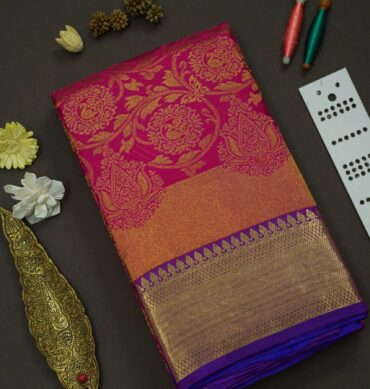 Soft Bridal Silk Saree - Pink