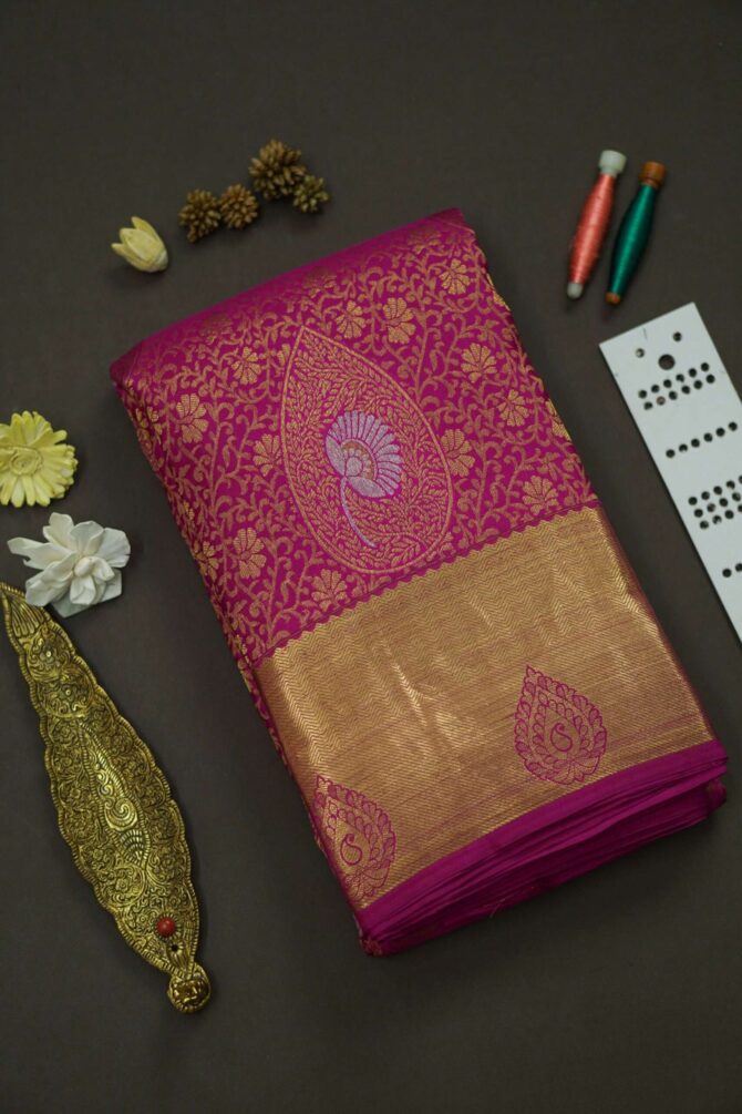 Soft Bridal Silk Saree - Pink
