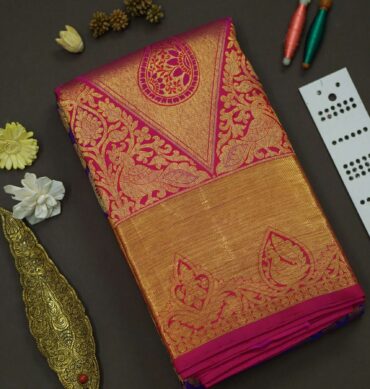 Soft Bridal Silk Saree- Blue