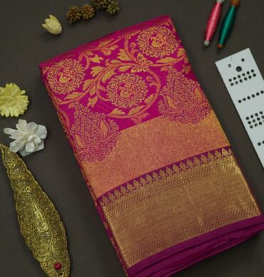 Soft Bridal Silk Saree - Pink