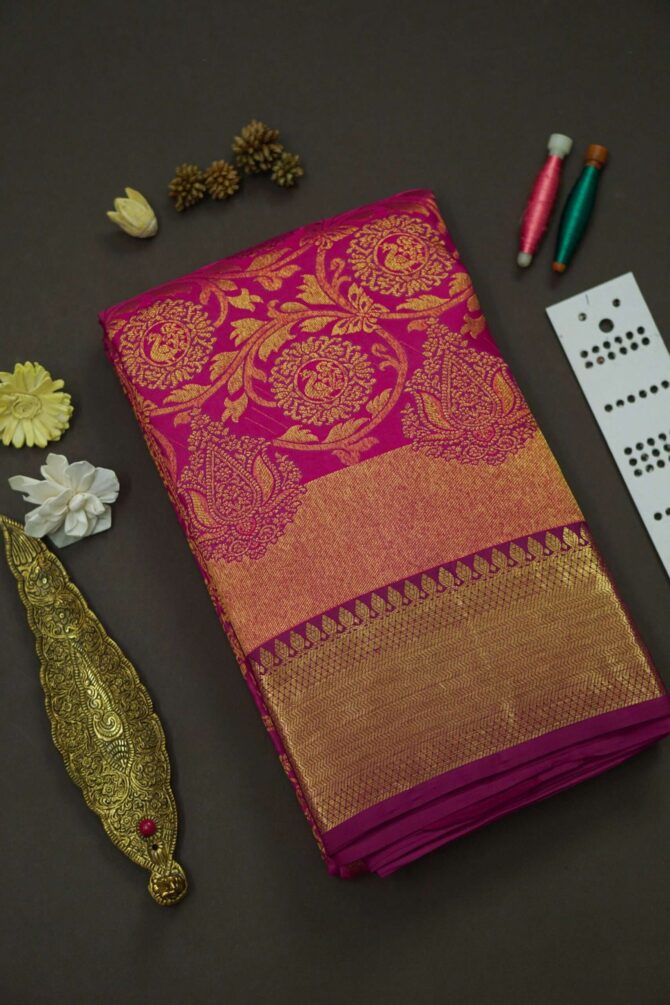 Soft Bridal Silk Saree - Pink