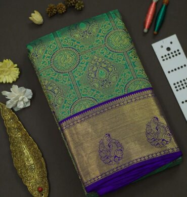 Soft Bridal Silk Saree - Green