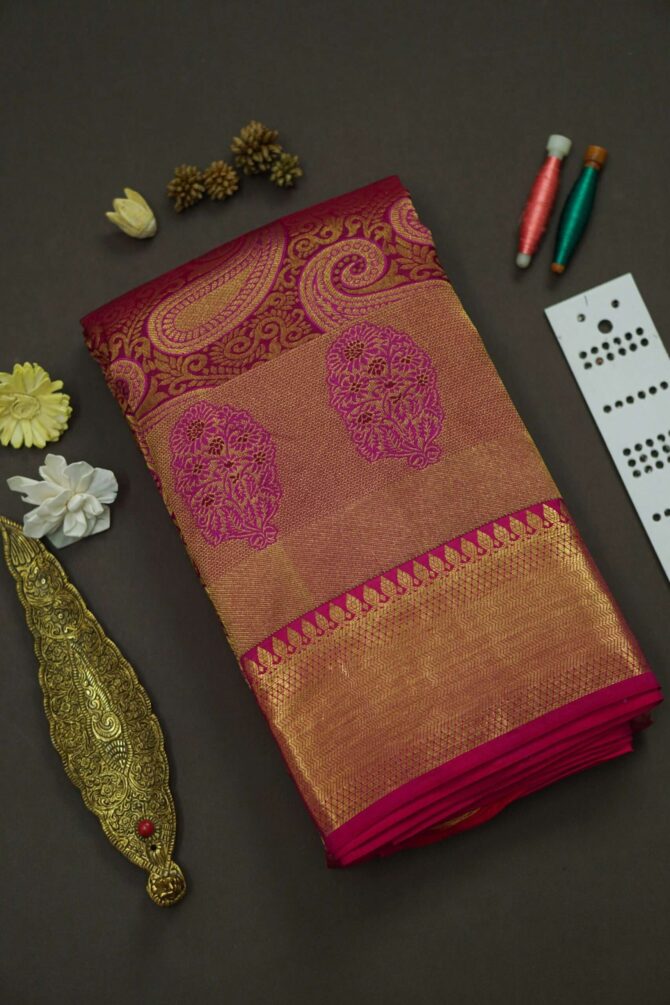 Soft Bridal Silk Saree - Maroon