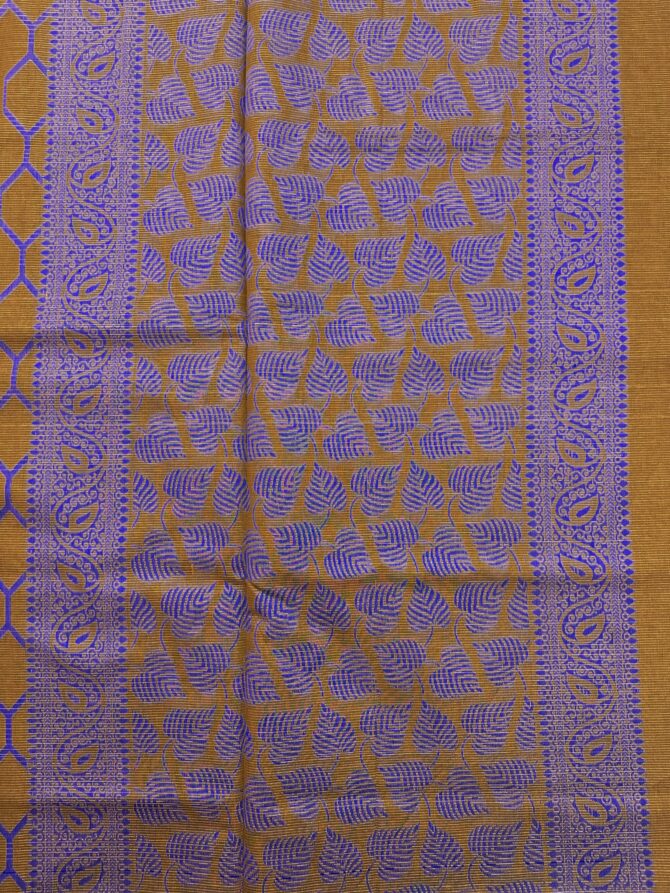 Mustard Colour Soft Material Silk Cotton - Image 3