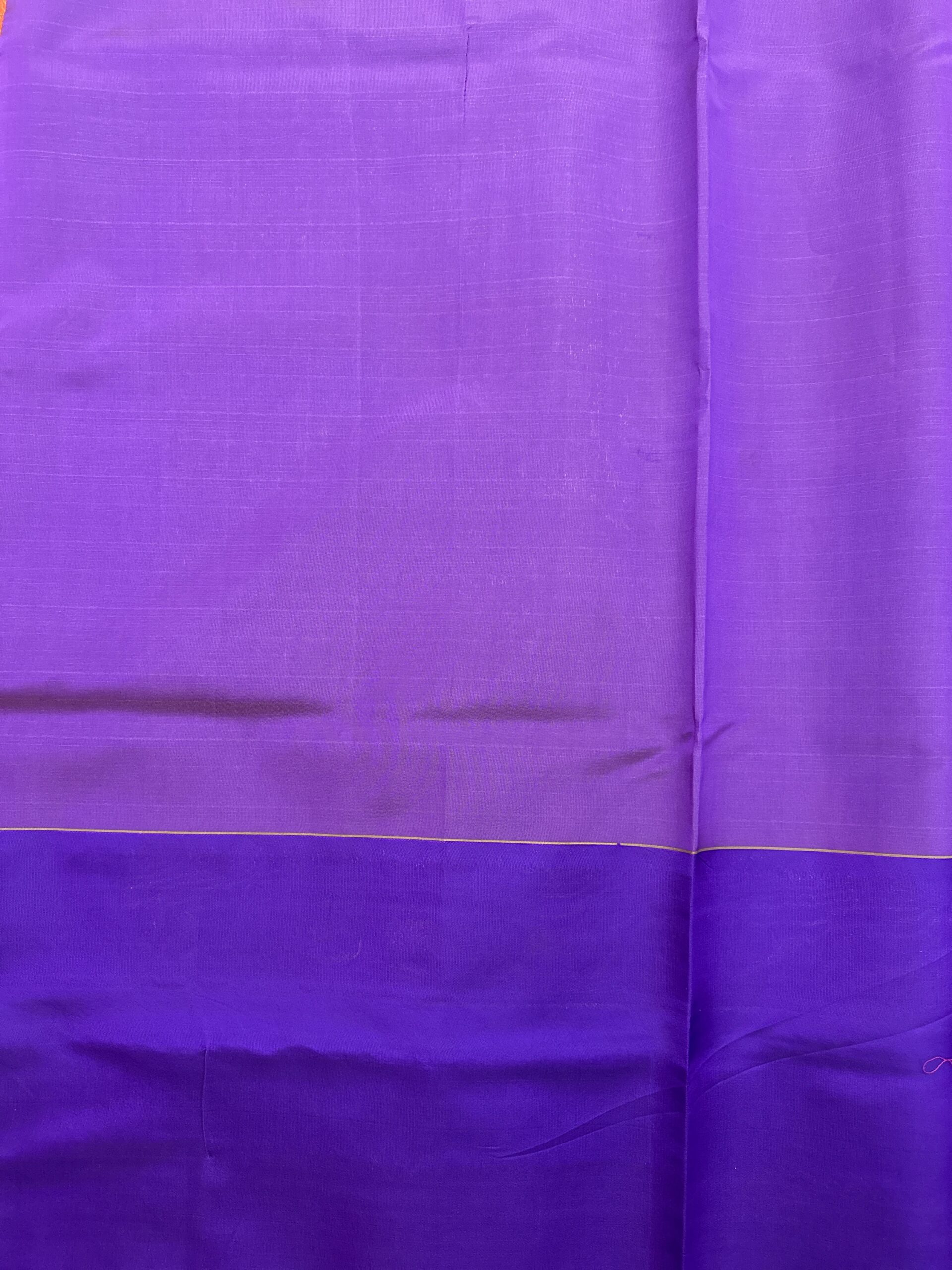 Orange Colour - Tissue All Over Design Silk Cotton - Image 3