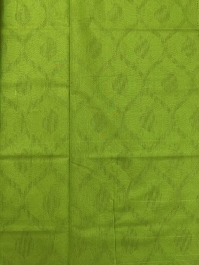 Parrot Green Colour Soft Material Silk Cotton - Image 4
