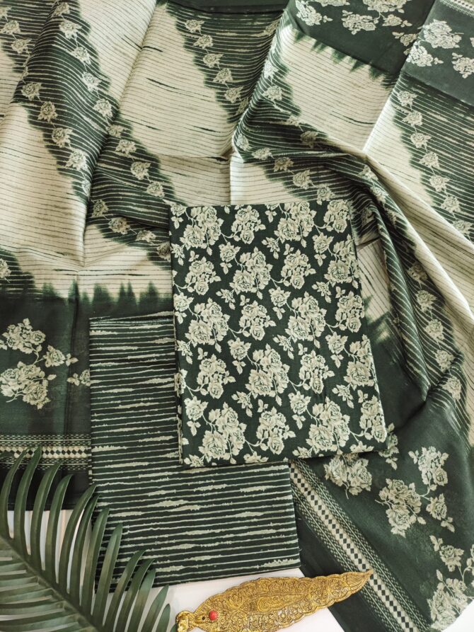 Pure Cotton Batik Print Salwar Material - Unstitched