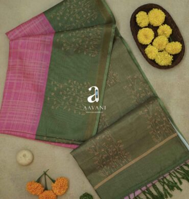 Add a touch of grace to your wardrobe with the versatile beauty of Semi Tussar.