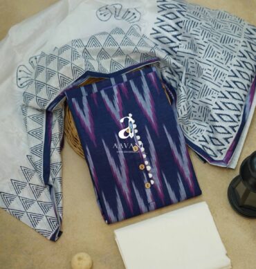 Vibrant Pochampally Prints on Cotton – A Salwar to Adore!