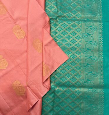 Pure Handloom Soft Silk Saree - Without Border
