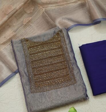 Luxurious Aari work Unstitched Salwar Material