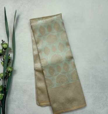 Silver Zari - Semi Silk Saree