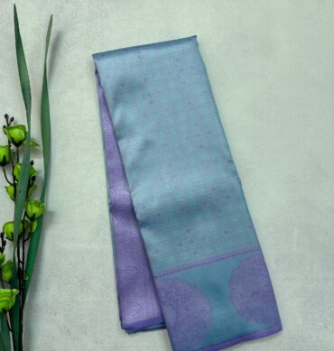 Silver Zari - Semi Silk Saree