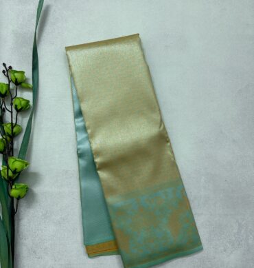 Silver Zari - Semi Silk Saree