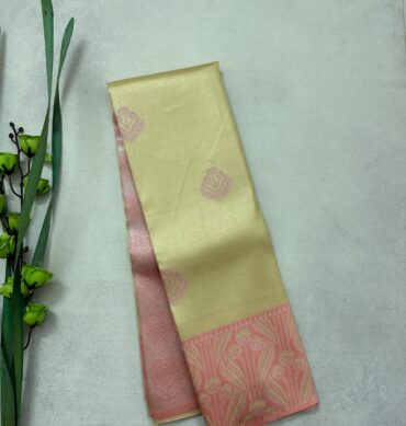 Silver Zari - Semi Silk Saree