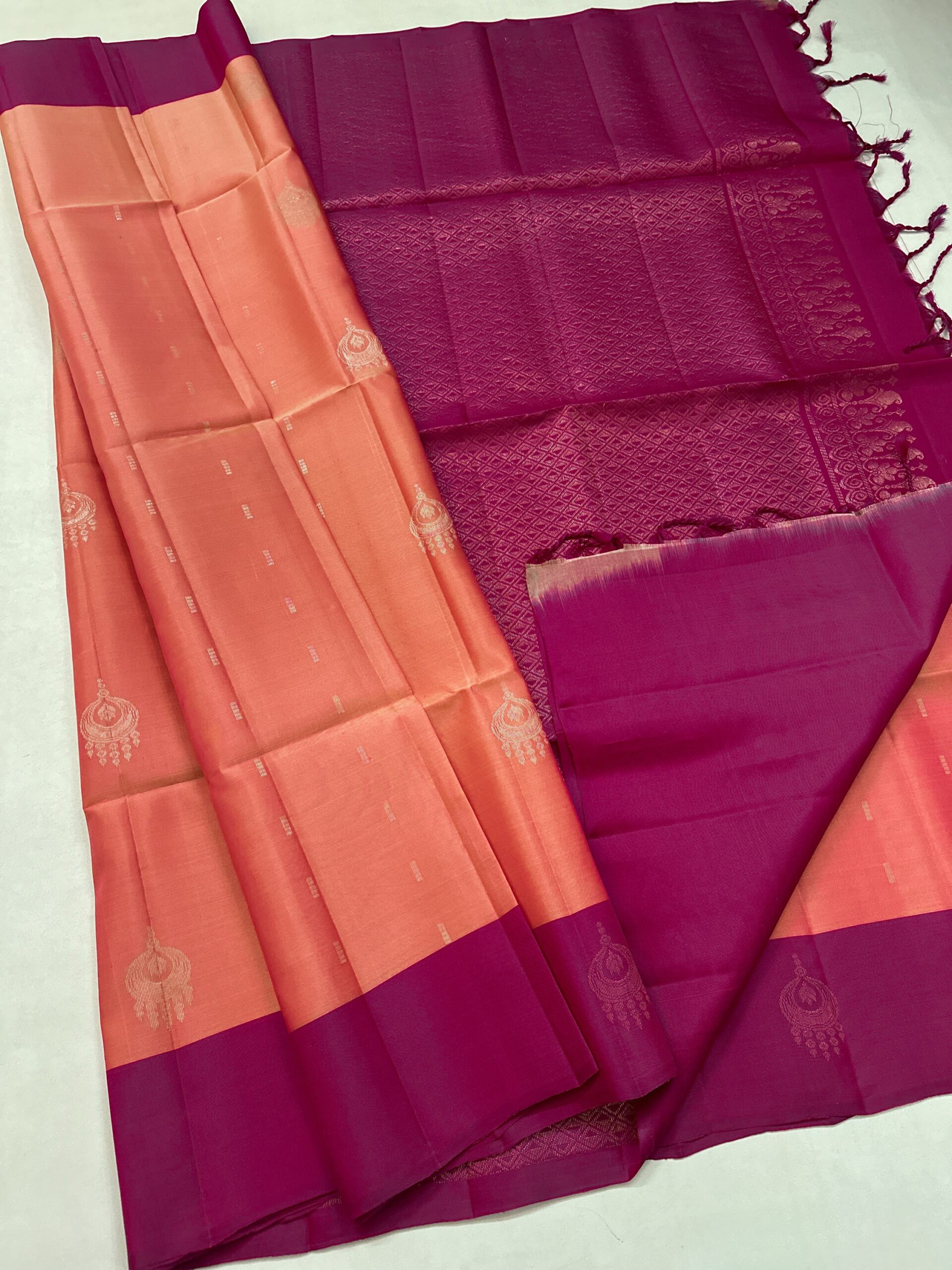 Handloom Soft Silk - Mix Saree - Image 2