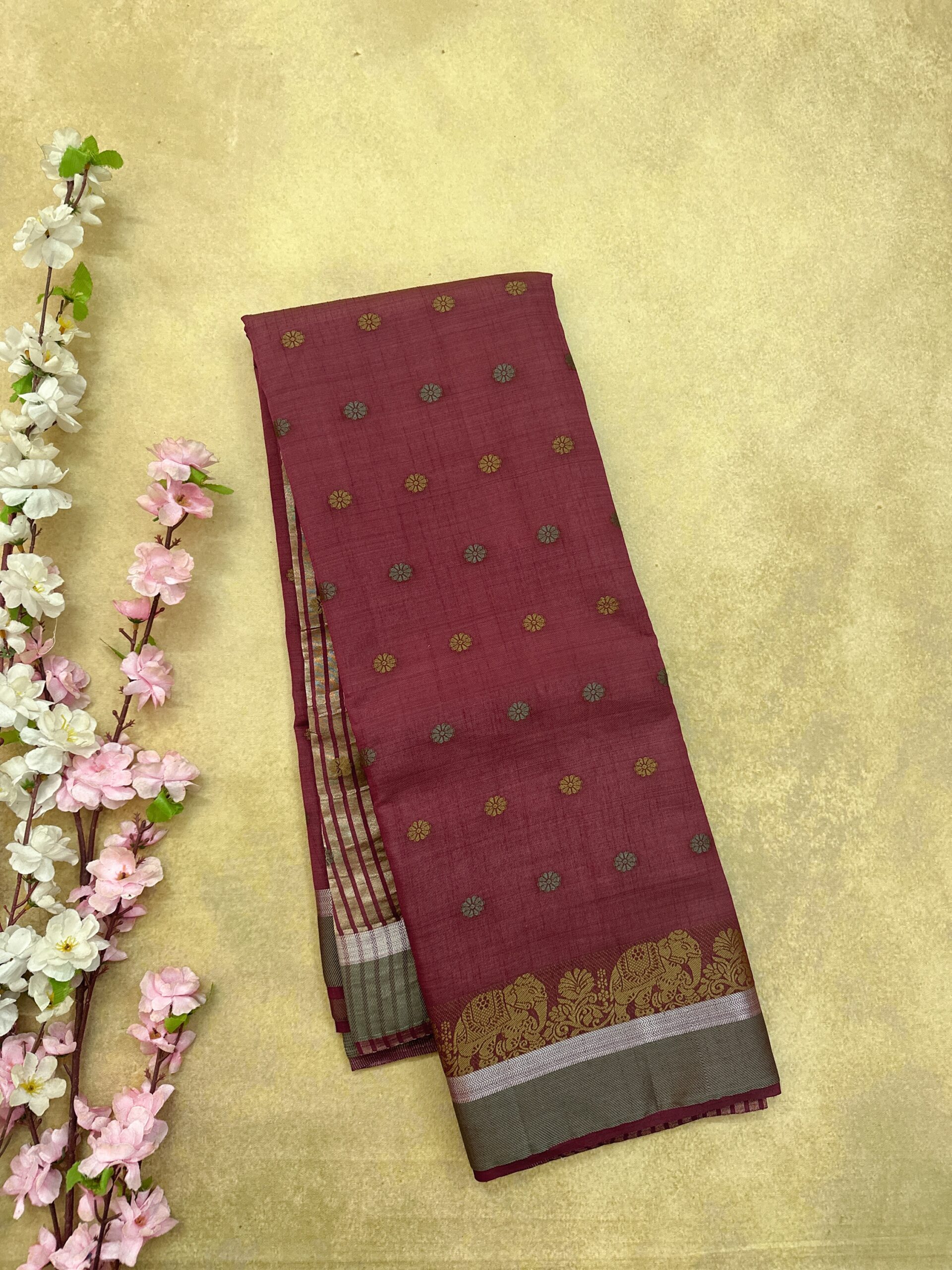 Beautiful Semi Tussar Saree