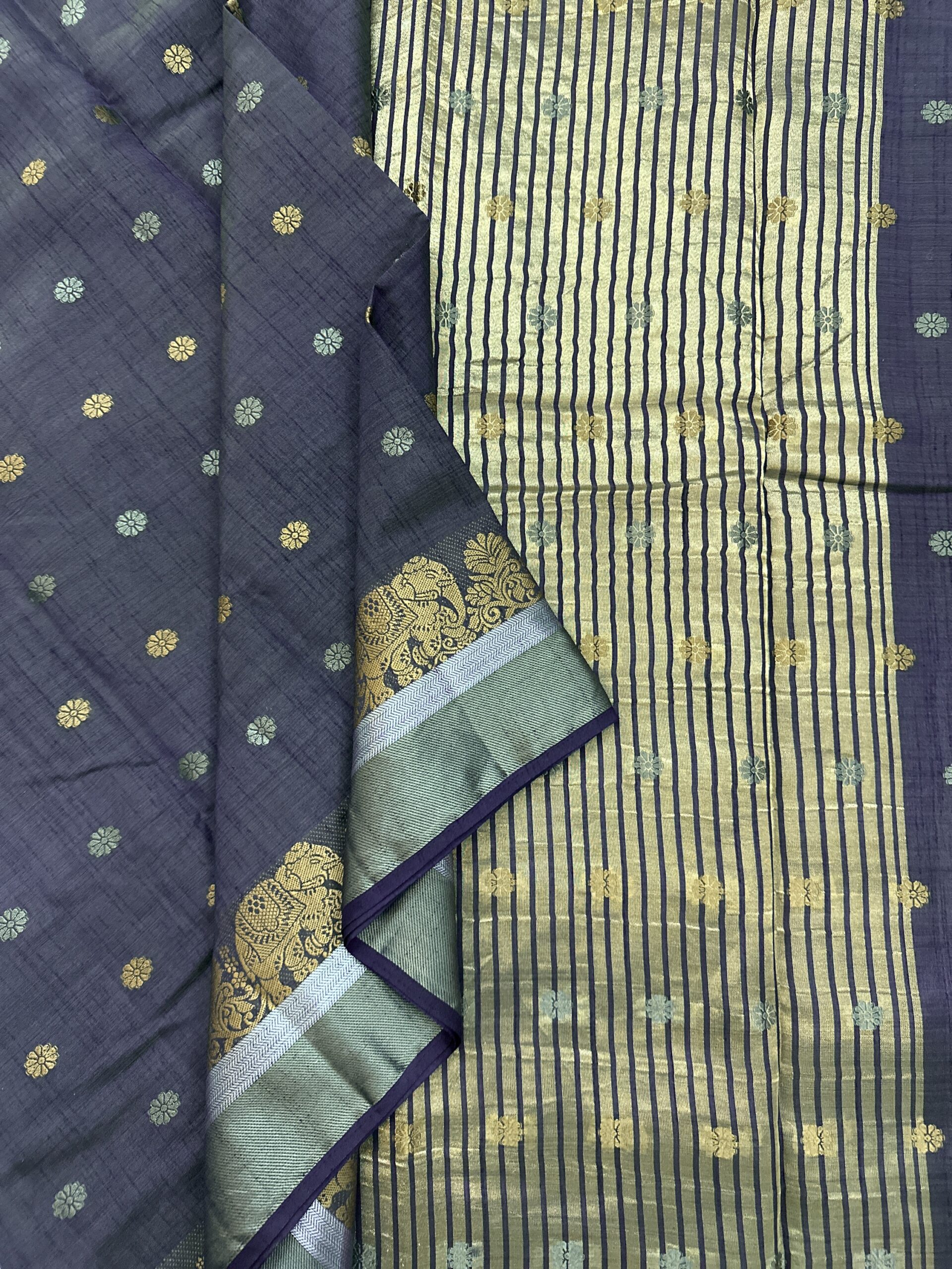 Beautiful Semi Tussar Saree - Image 2