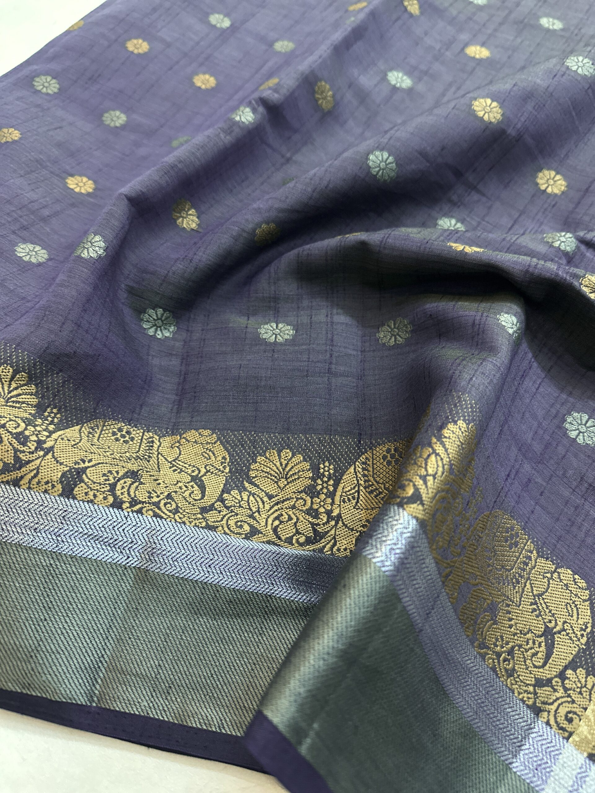 Beautiful Semi Tussar Saree - Image 3