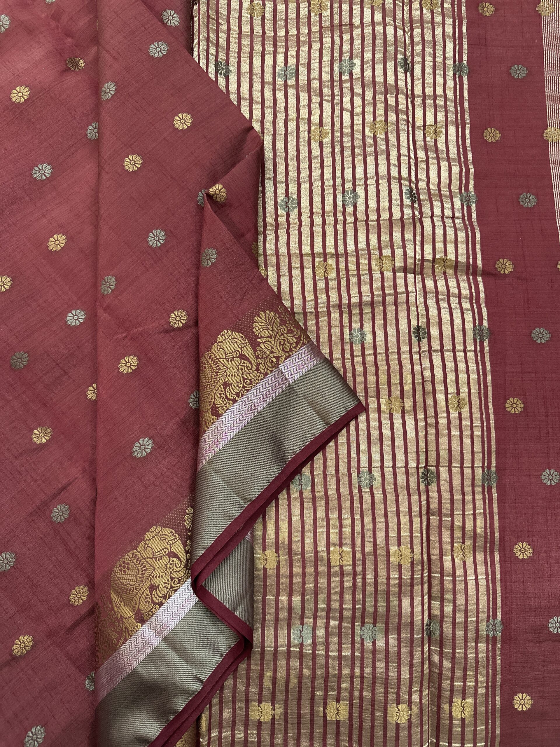 Beautiful Semi Tussar Saree - Image 2