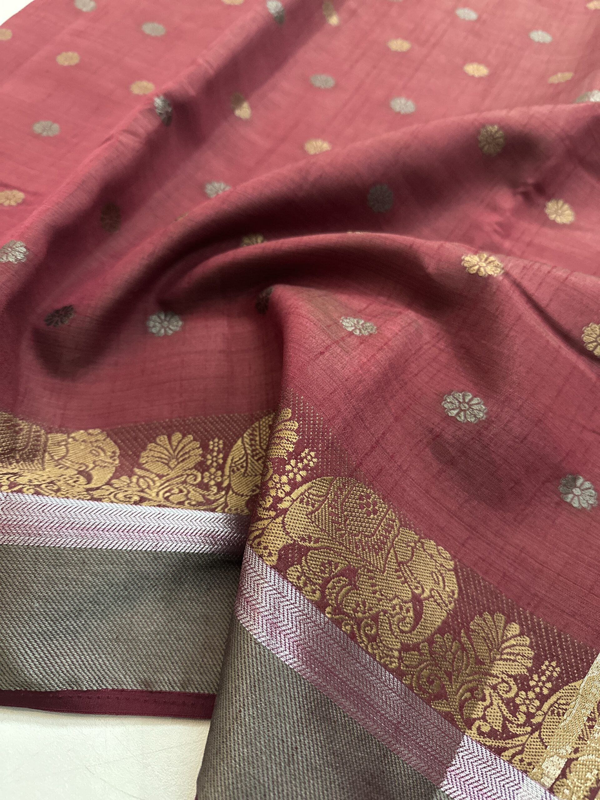 Beautiful Semi Tussar Saree - Image 3