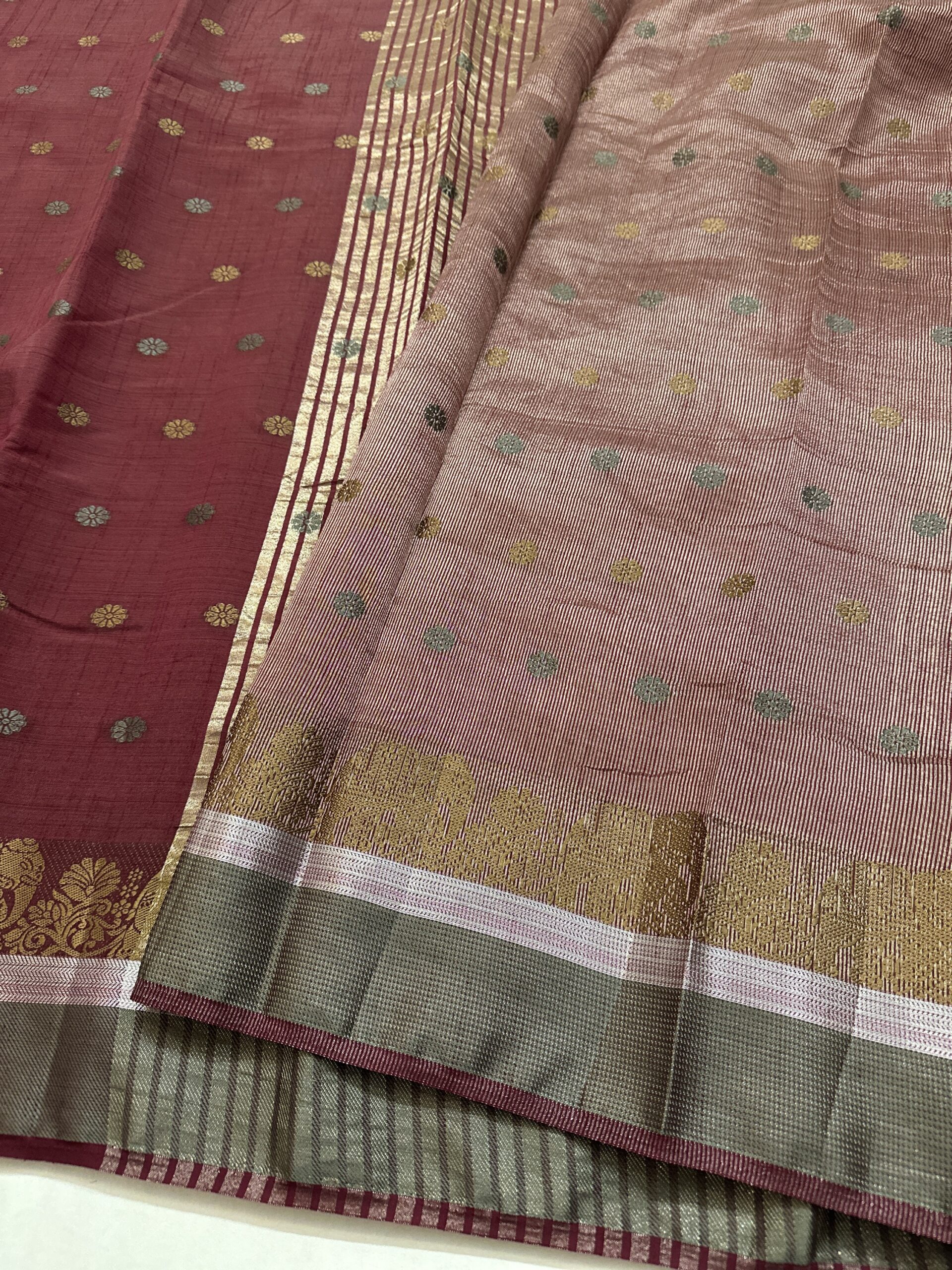 Beautiful Semi Tussar Saree - Image 5