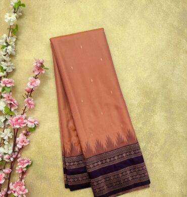Traditional Retta Petta Border Semi Silk Saree