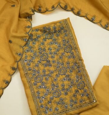 Beautiful Vichitra Silk - Unstitched Salwar Material