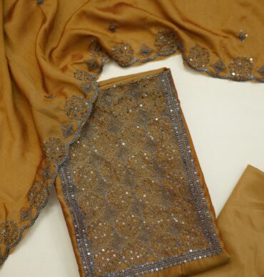 Beautiful Vichitra Silk - Unstitched Salwar Material