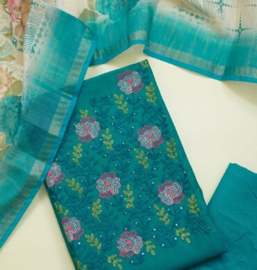 Beautiful Vertican Silk - Unstitched Salwar Material
