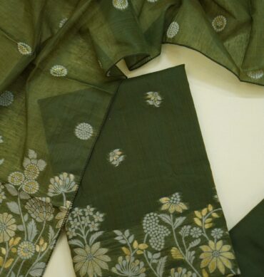 Traditional Jamdani Silk - Unstitched Salwar Material