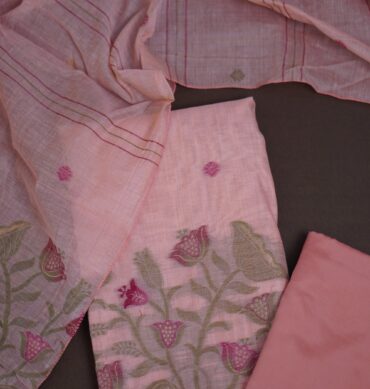 Premium Jamdani Cotton - Unstitched Salwar Material