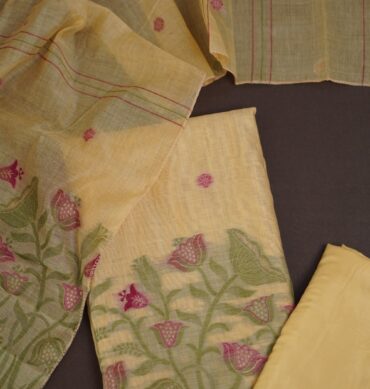 Premium Jamdani Cotton - Unstitched Salwar Material